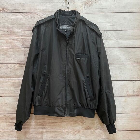 VINTAGE MEMBERS‎ ONLY JACKET IN BLACK - Picture 1 of 7